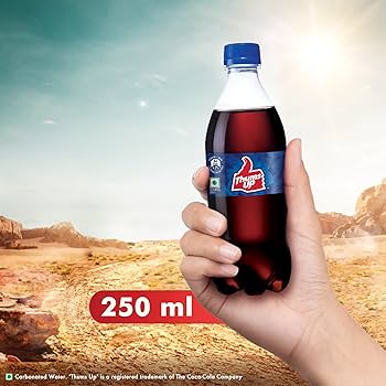 Thums Up 250ml Bottles x 28 – Classic Thums Up Cola Soft