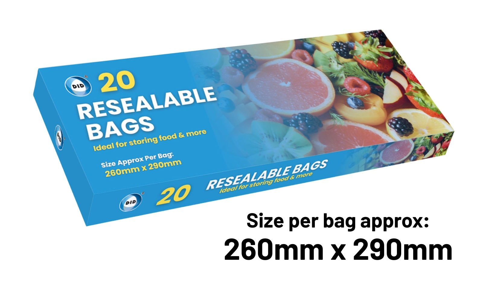 20pc Resealable Bags