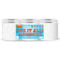 Duz It All! White Value Centrefeed Paper Tissue 6 Roll Pack