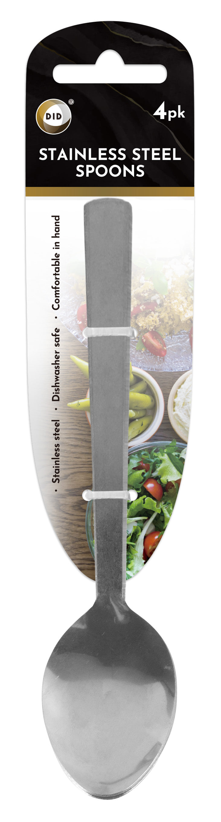 4pc Stainless Steel Spoons