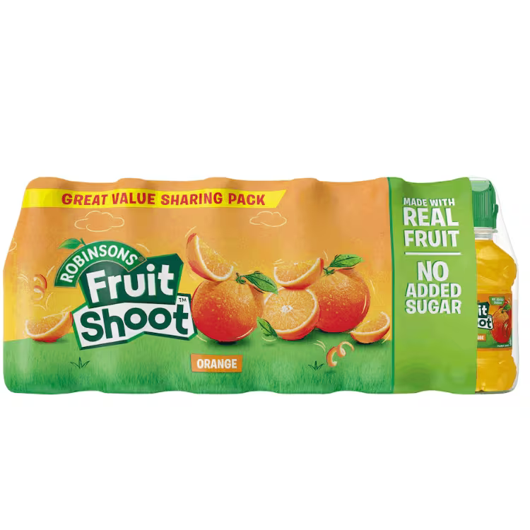 Robinsons Fruit Shoot Orange, 24 x 200ml