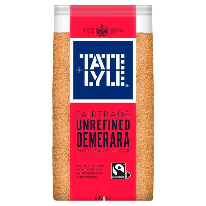 Tate & Lyle Demerara Sugar 500g- 1kg Natural Cane Sugar Golden